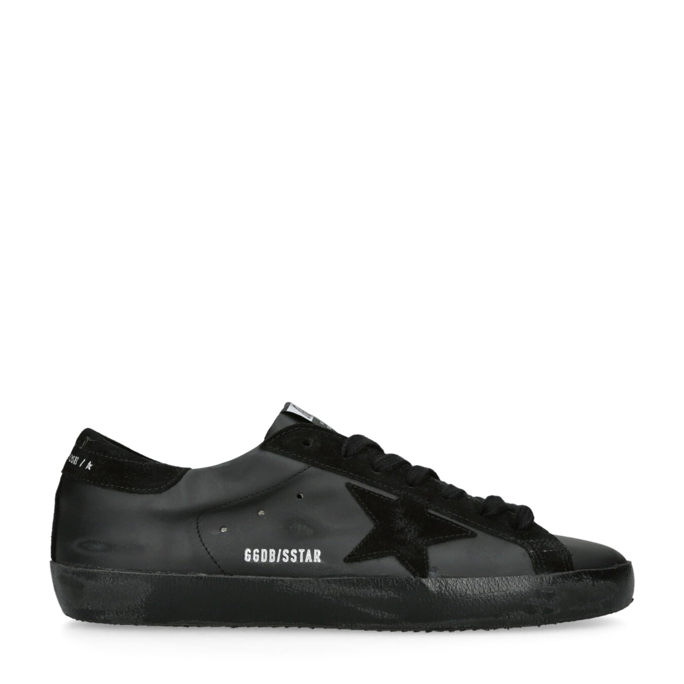 Leather-Suede Super-Star Sneakers