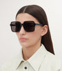 Black Rectangular Sunglasses