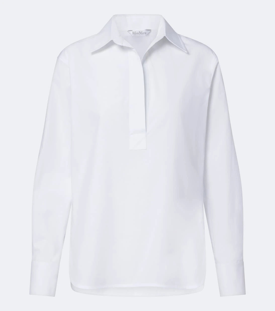 Max Mara - Cotton-blend poplin shirt