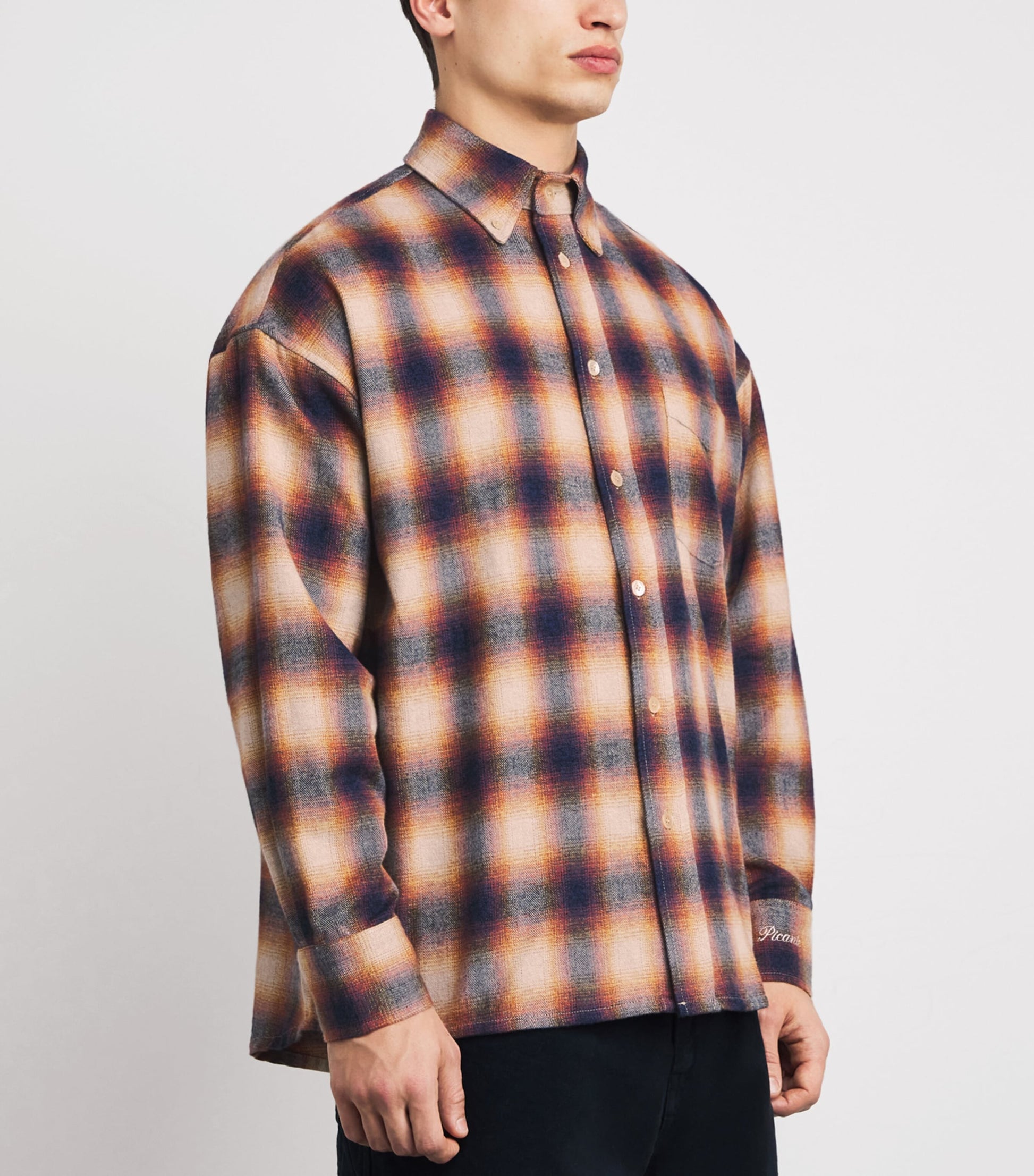 Picante Cotton Flannel Check Rocco Shirt