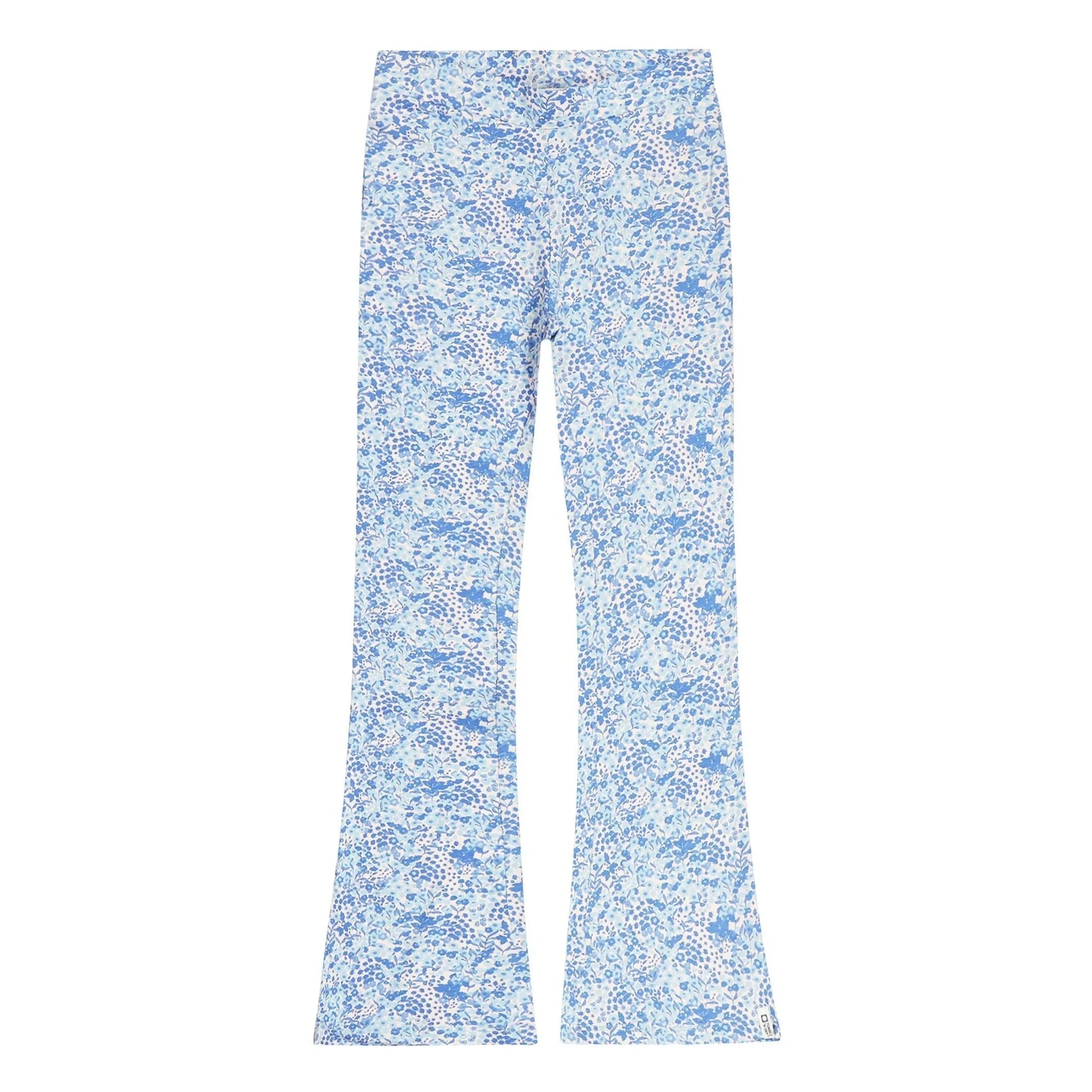 Tumble N'Dry - Legging Flare Springtime Fleuri Coton Bio | Light Blue
