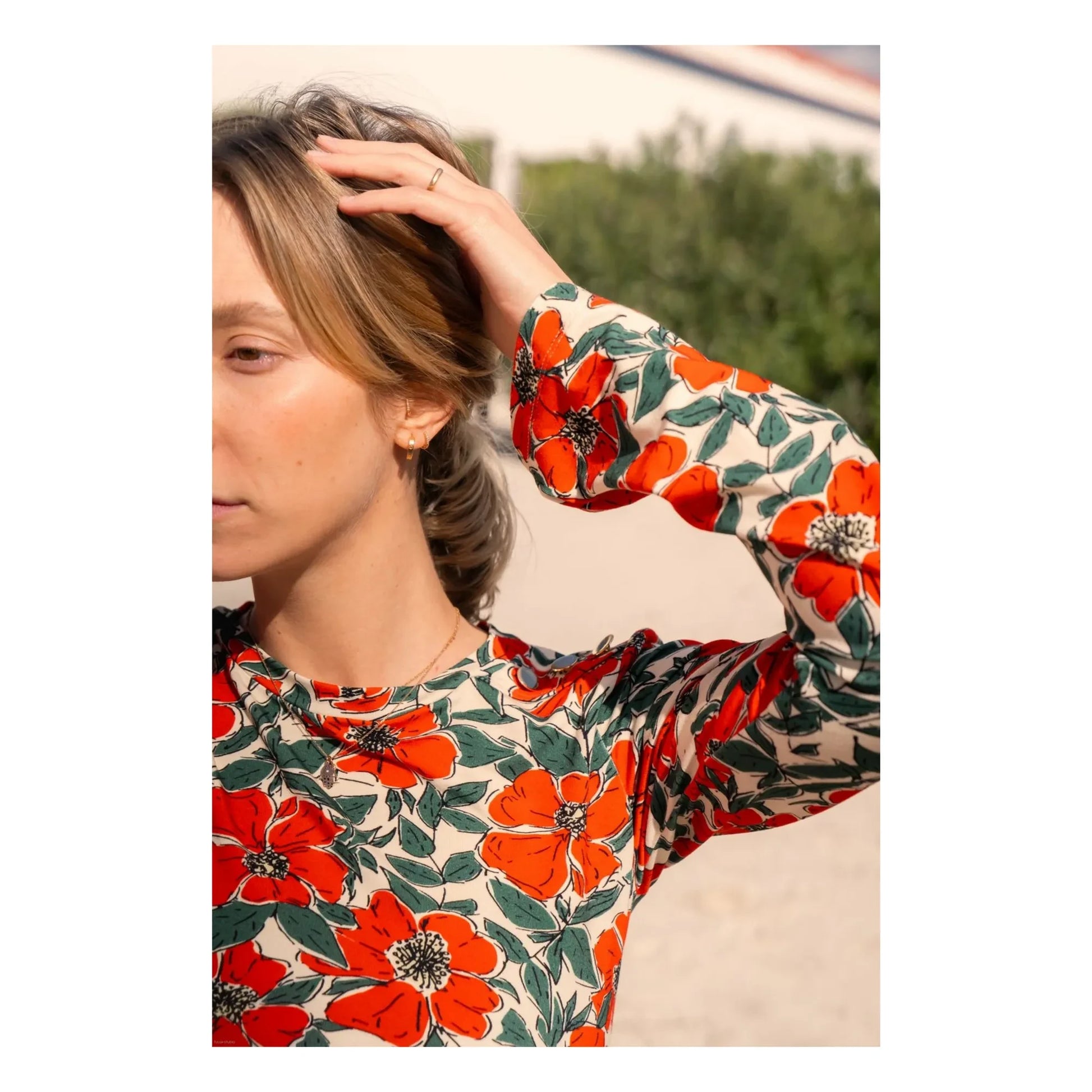 Paloma Collection - Mona Poppy Pregnancy Top | Red