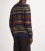 Barbour Wool Fair Isle Sweater NAVY MARL