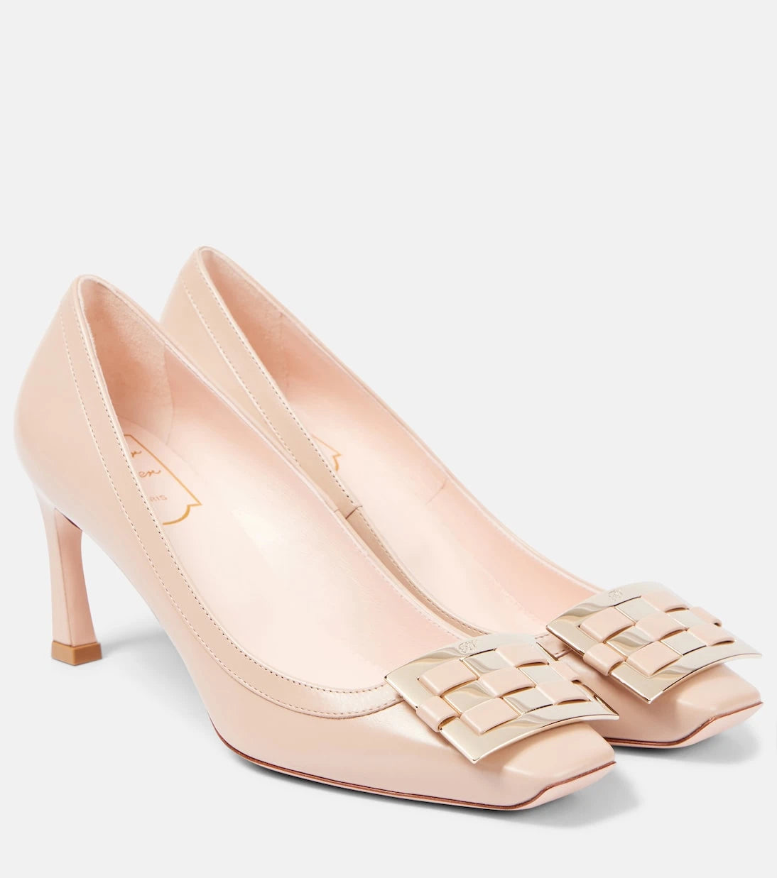 Roger Vivier - حذاء "Trompette 70" من الجلد بكعب عالٍ