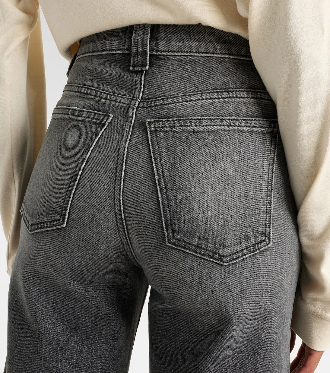 Khaite - Dane high-rise wide-leg jeans