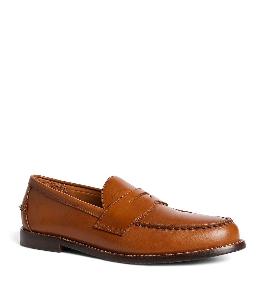 Leather Penny Loafers