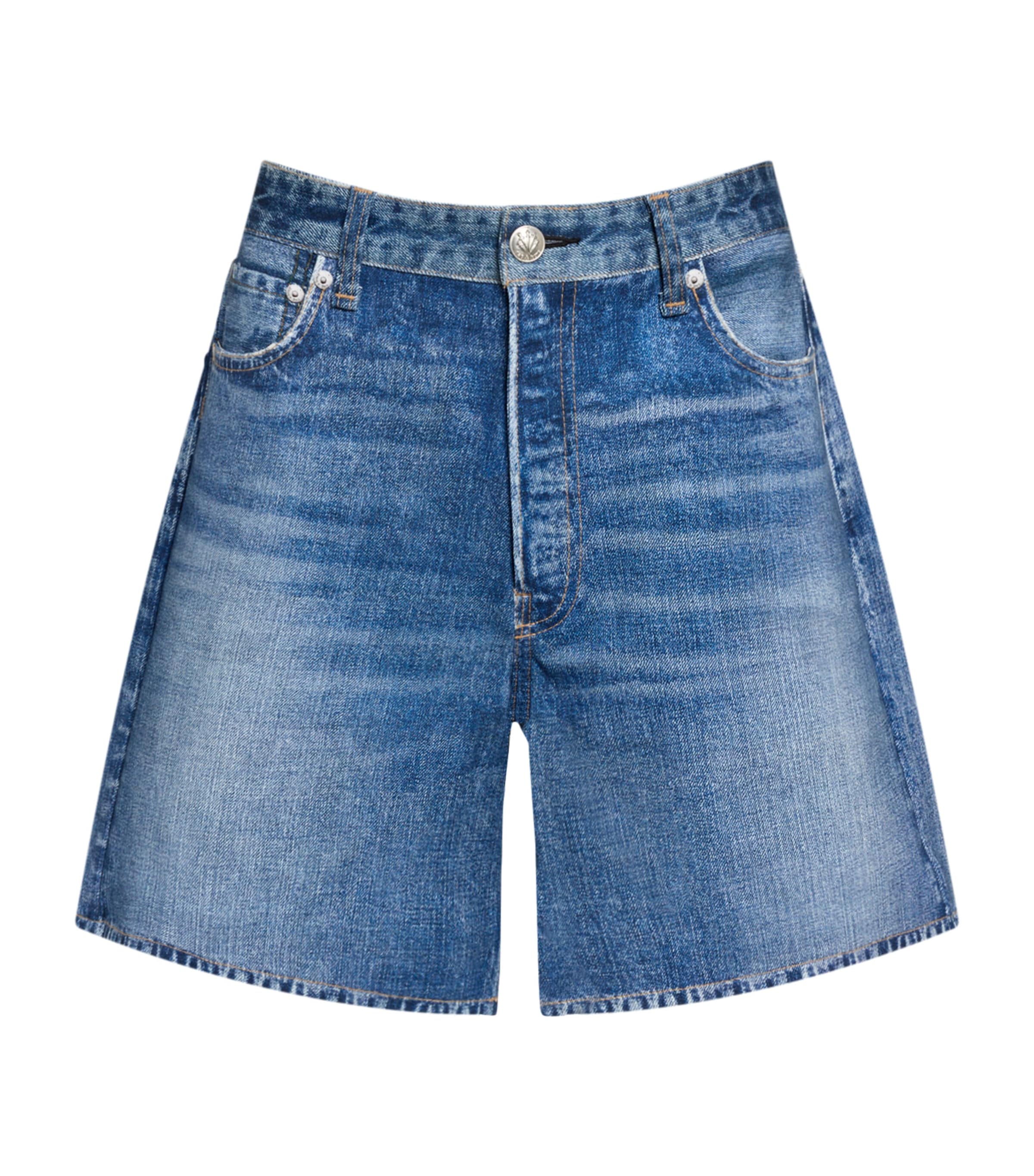 Rag & Bone Blue Miramar Kaia Shorts