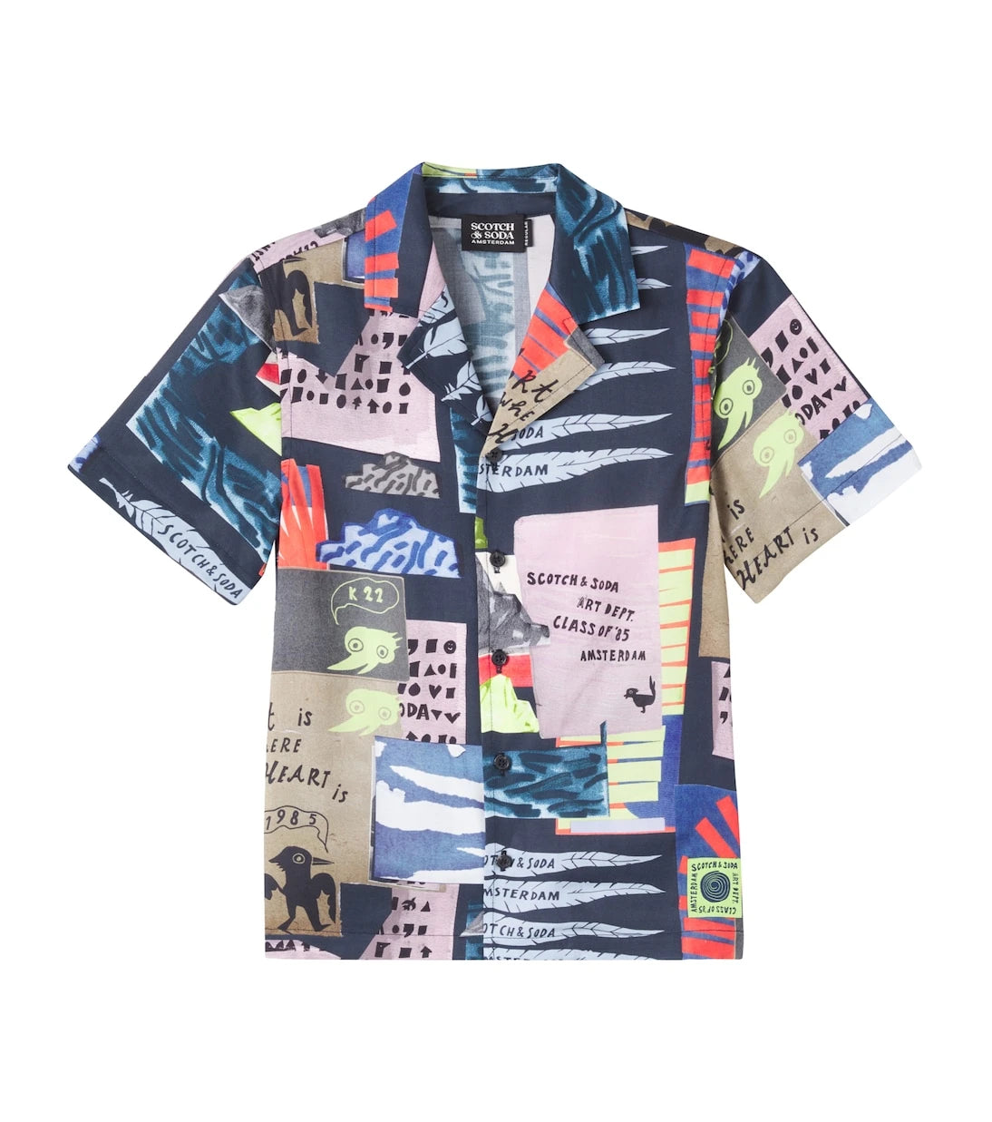 Scotch & Soda Kids - قميص مطبوع