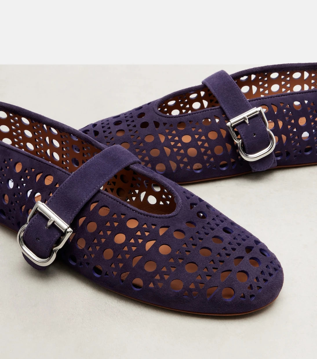 Alaïa - Vienne suede ballet flats