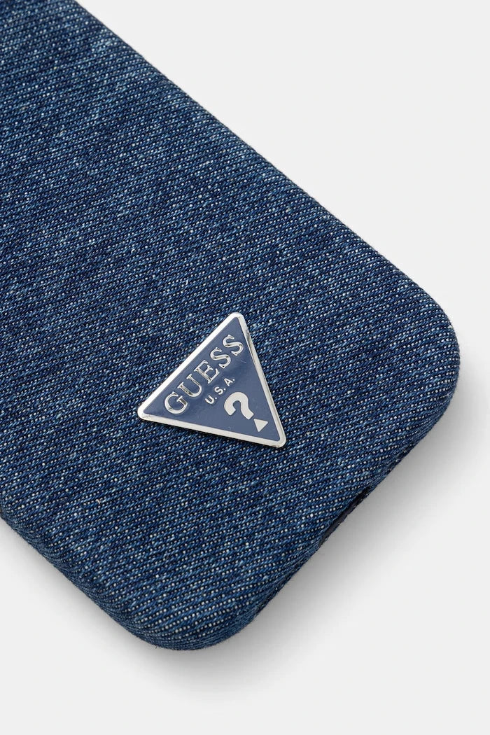 Guess кейс за телефон от деним iPhone 16 Pro