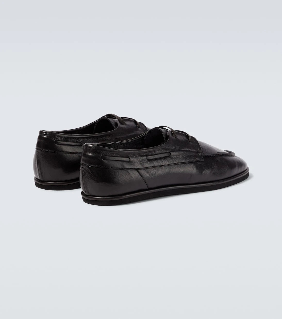 Auralee - Leather Derby shoes