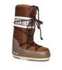 Brown Nylon Moon Boots