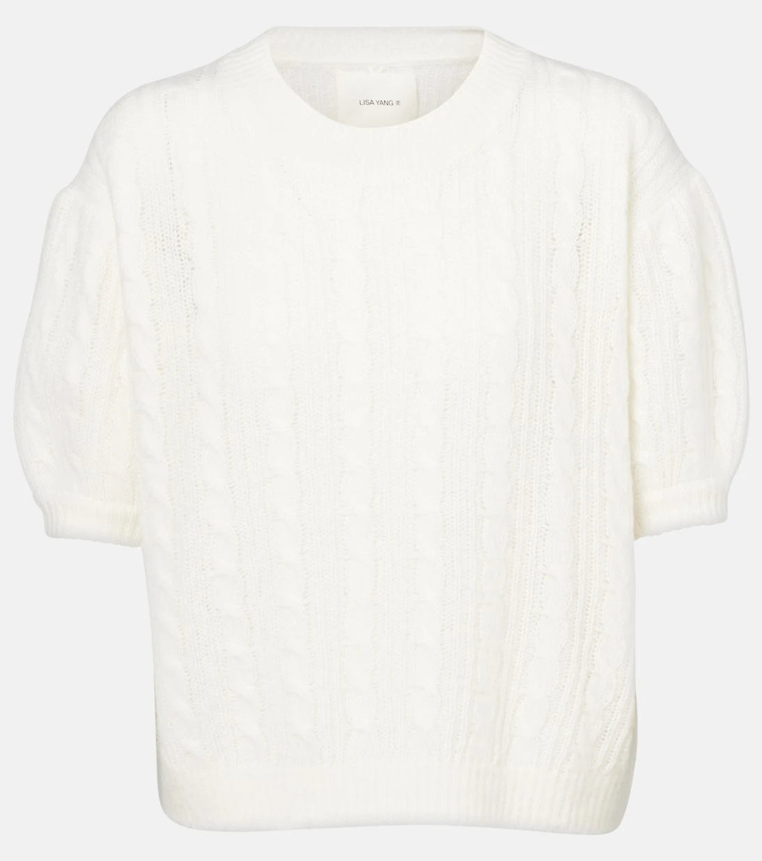 Lisa Yang - Kenzie cable-knit cashmere and silk sweater