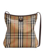 Burberry Small Canvas Highlands Shoulder Bag