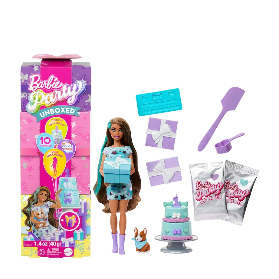 Party Unboxed Pet Birthday Doll and Accessories