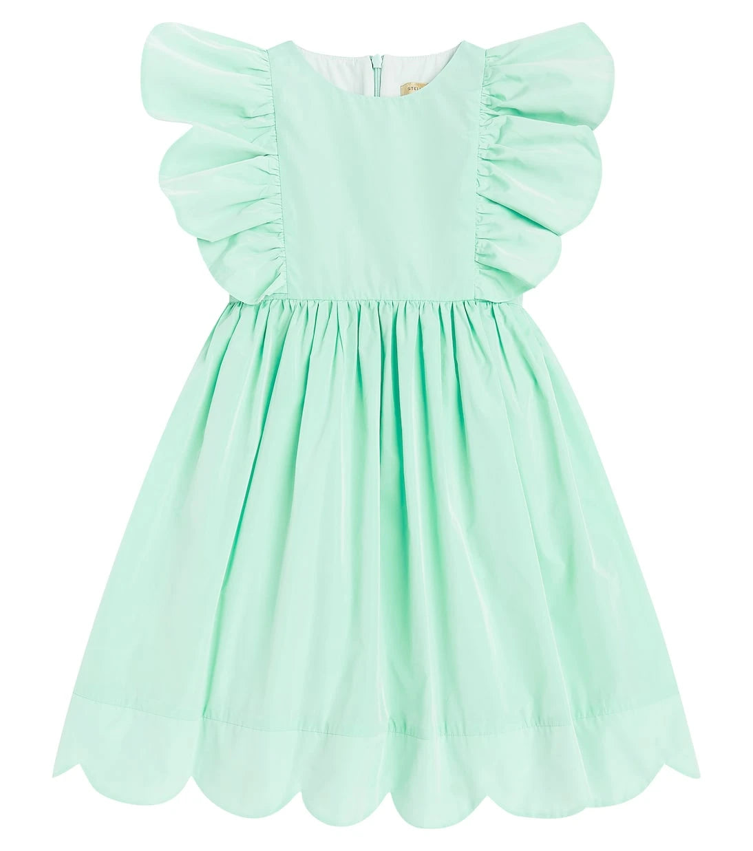 Stella McCartney Kids - Ruffled taffeta dress