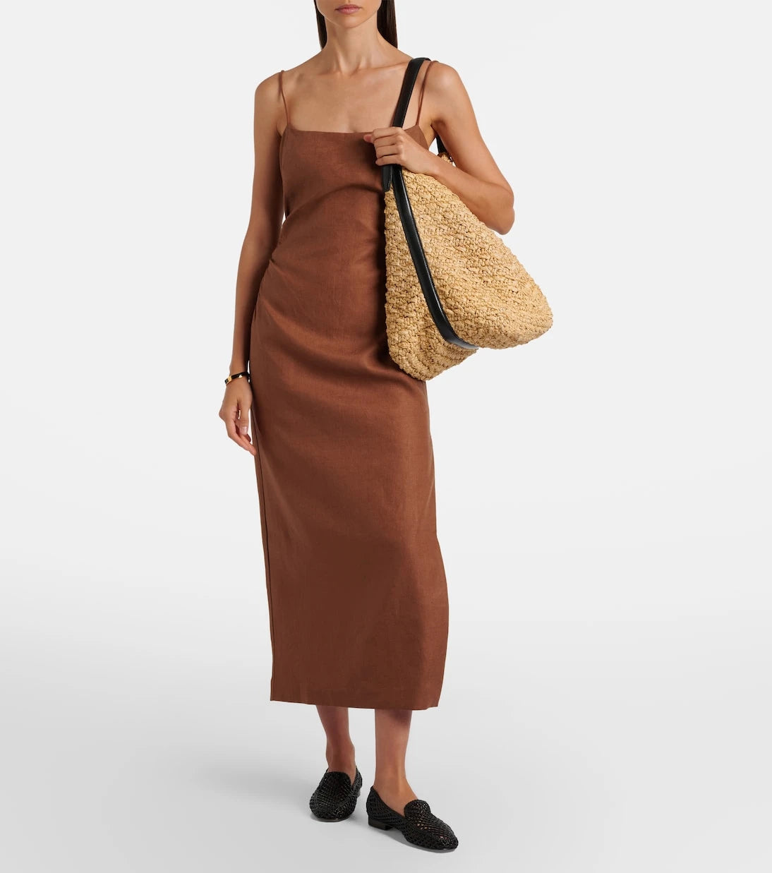 SIR - Linen midi dress