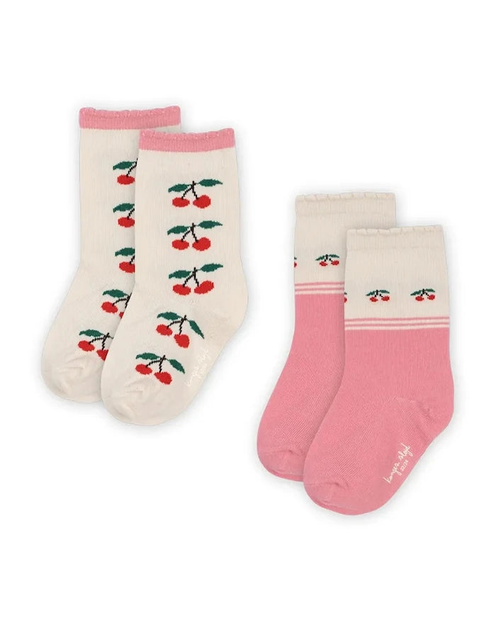 Konges Sløjd çocuk çorapları 2 PACK JACQUARD SOCKS 2'li