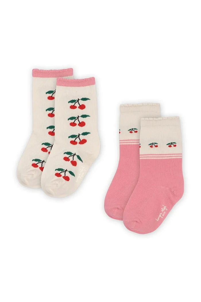 Konges Sløjd çocuk çorapları 2 PACK JACQUARD SOCKS 2'li