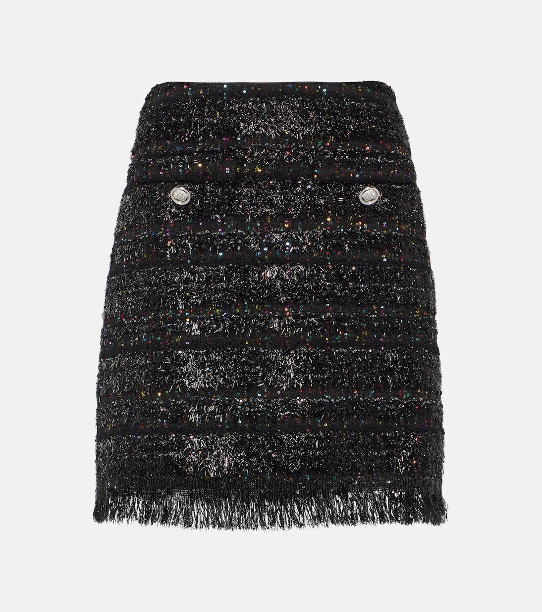 Giambattista Valli - Sequined tweed miniskirt