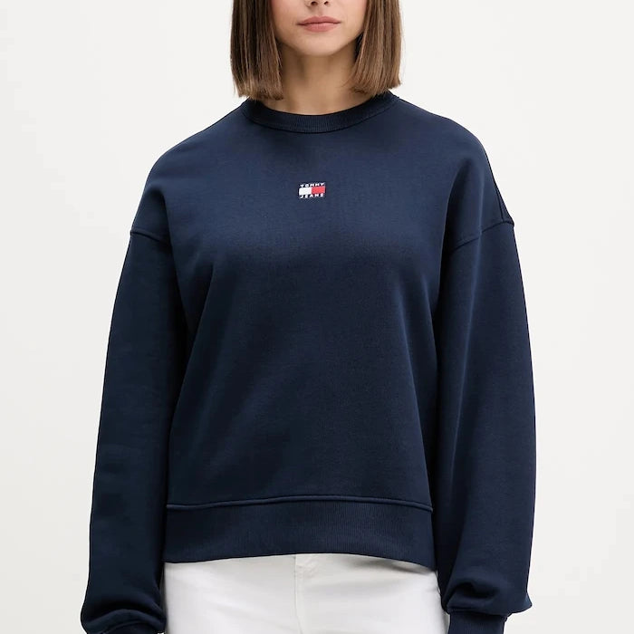 Pamuklu Tommy Jeans sweatshirt