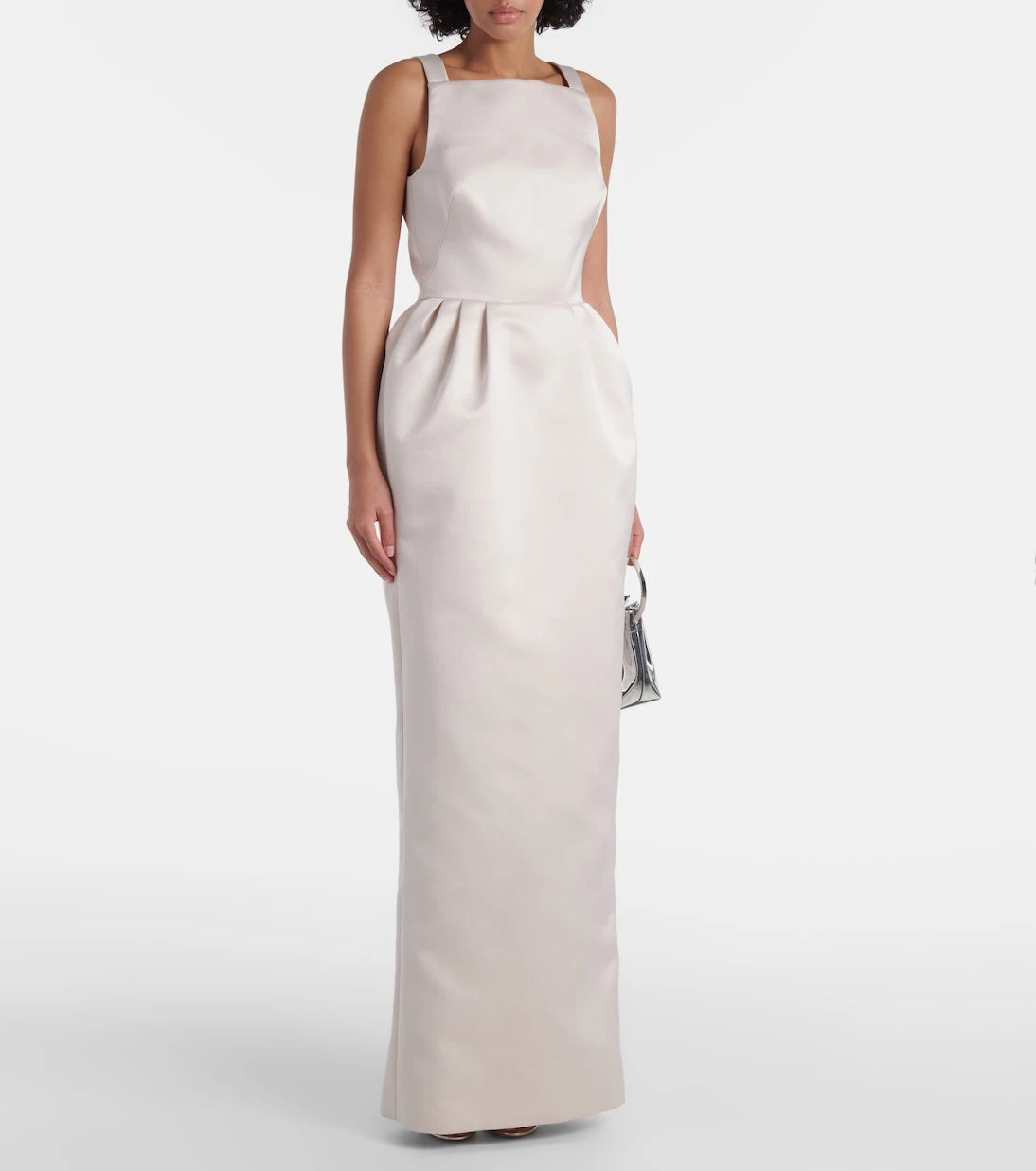 Safiyaa - Trecchi embellished satin gown
