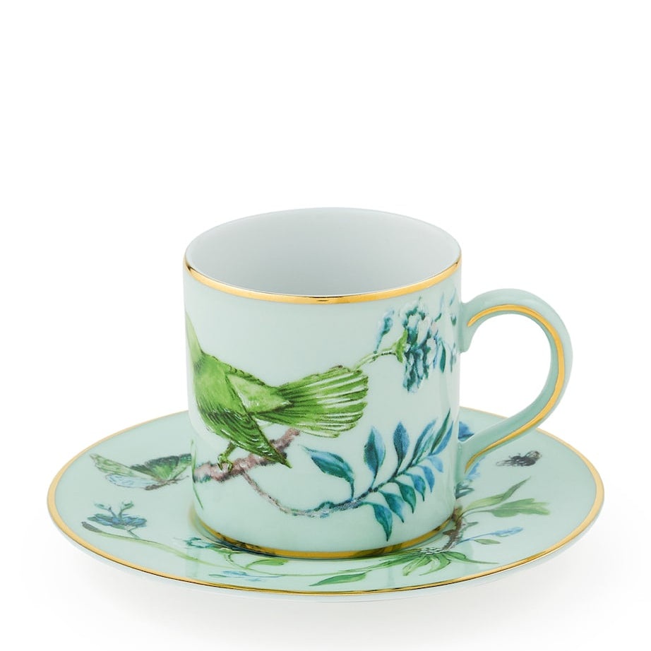 Aquazzura Secret Garden Coffee Cup and Saucer