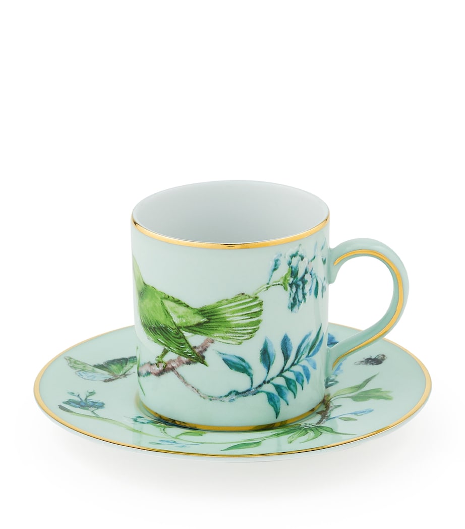Aquazzura Secret Garden Coffee Cup and Saucer