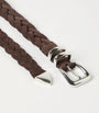 Brunello Cucinelli Suede Braided Belt