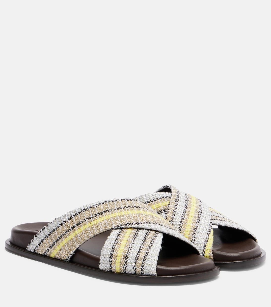 Missoni - Viola striped lamé sandals