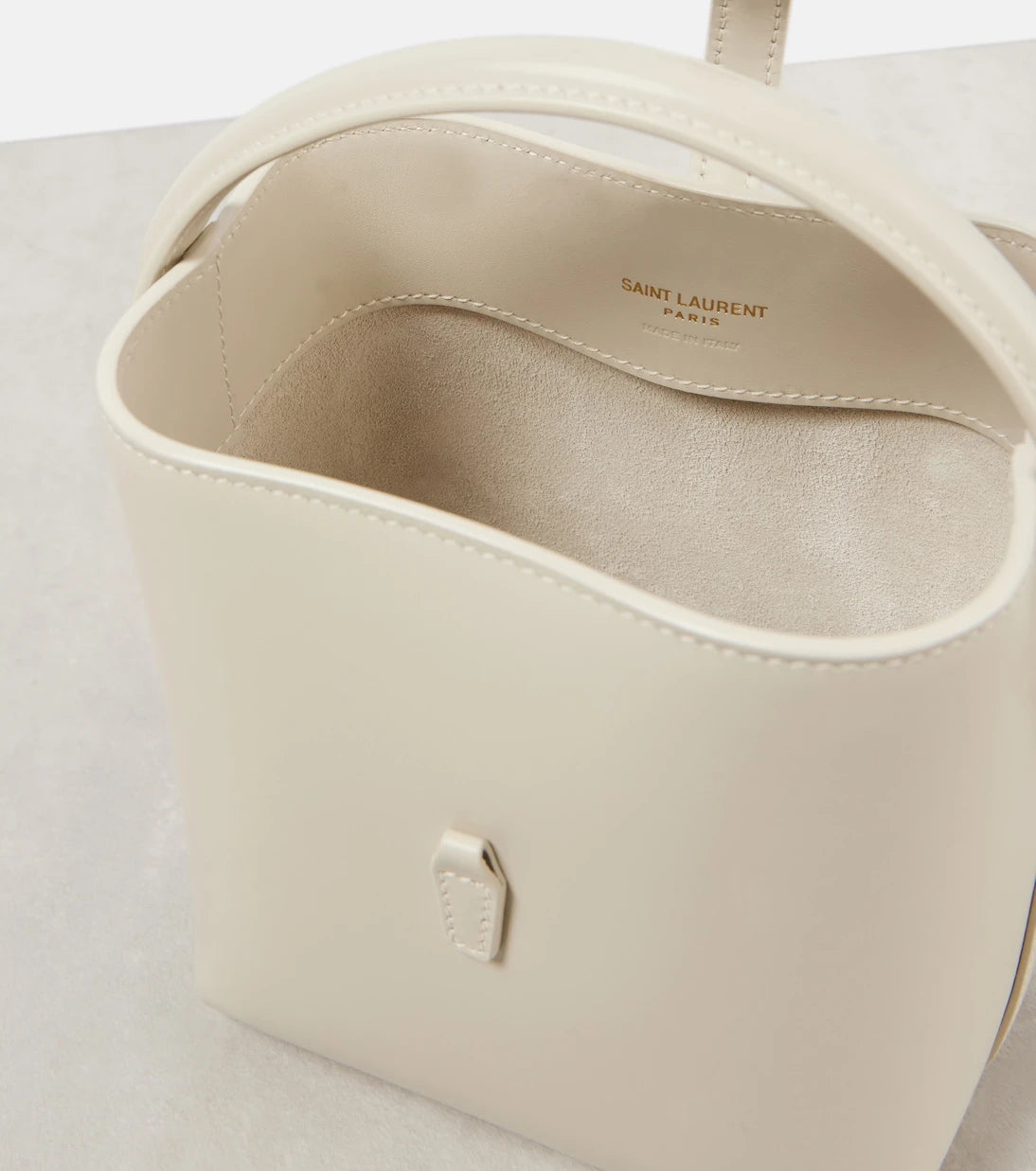 Saint Laurent - Le 37 Mini leather bucket bag