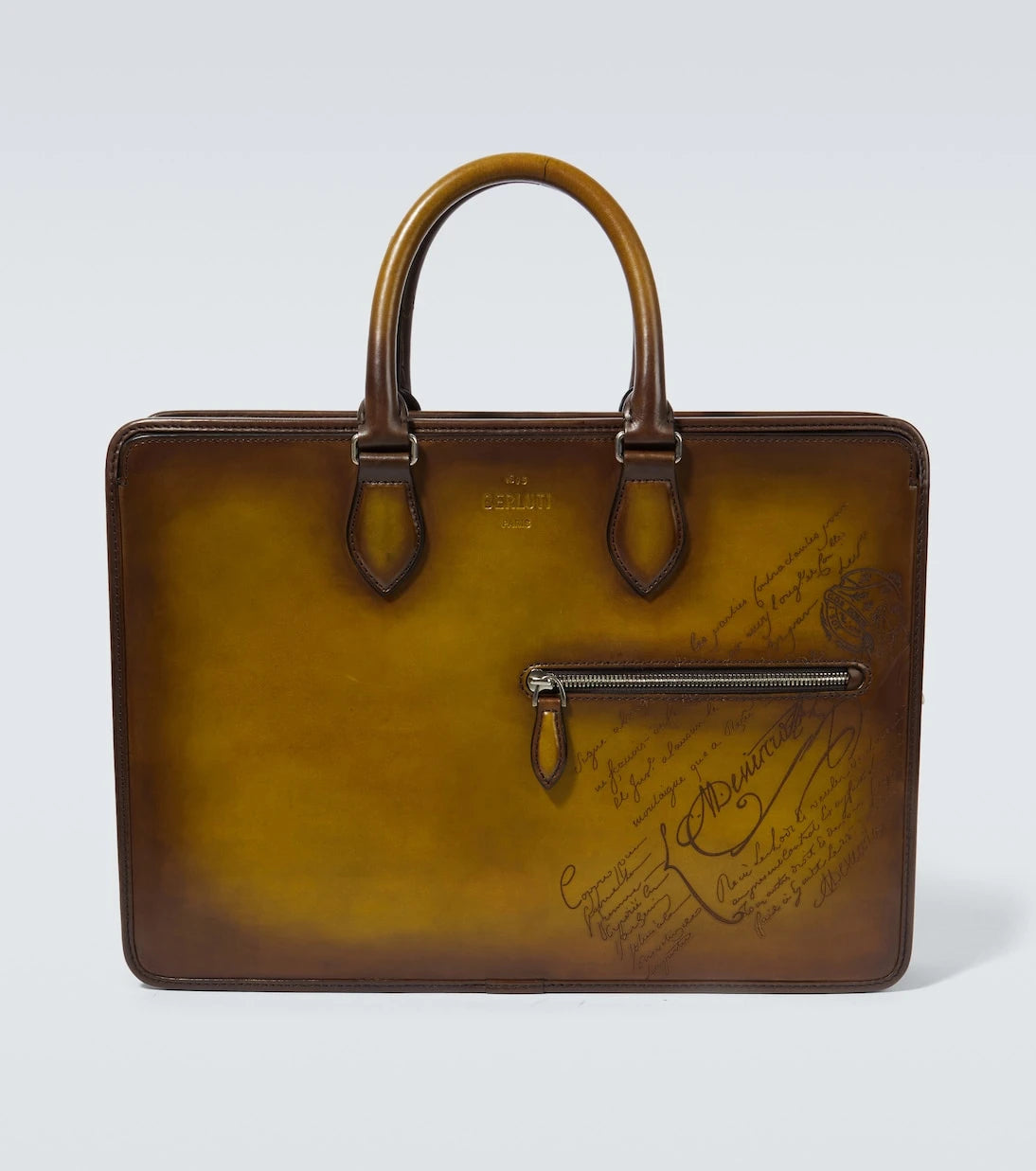 Berluti - Un Jour Scritto leather briefcase
