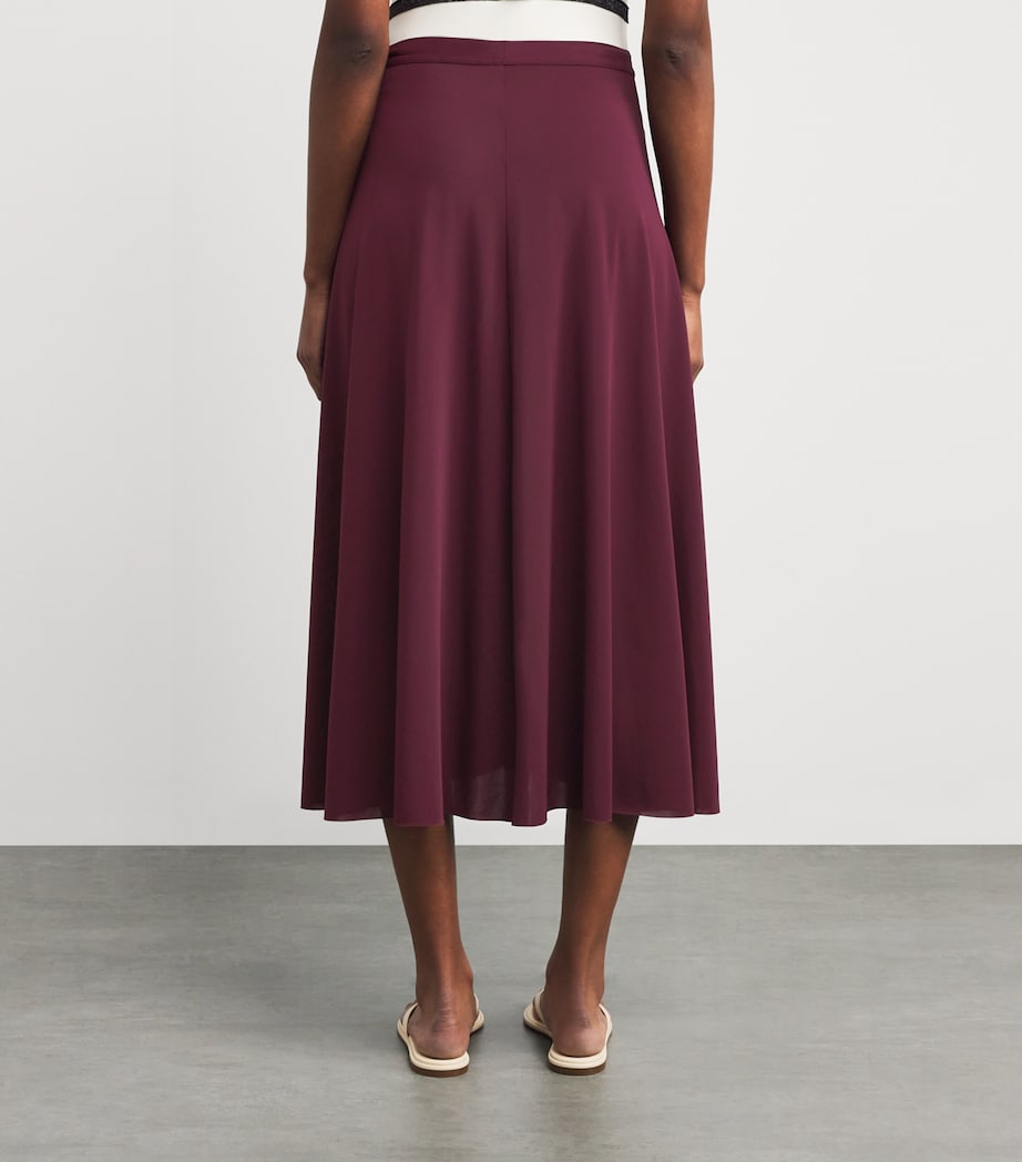 Burgundy Julieta Wrap Maxi Sarong