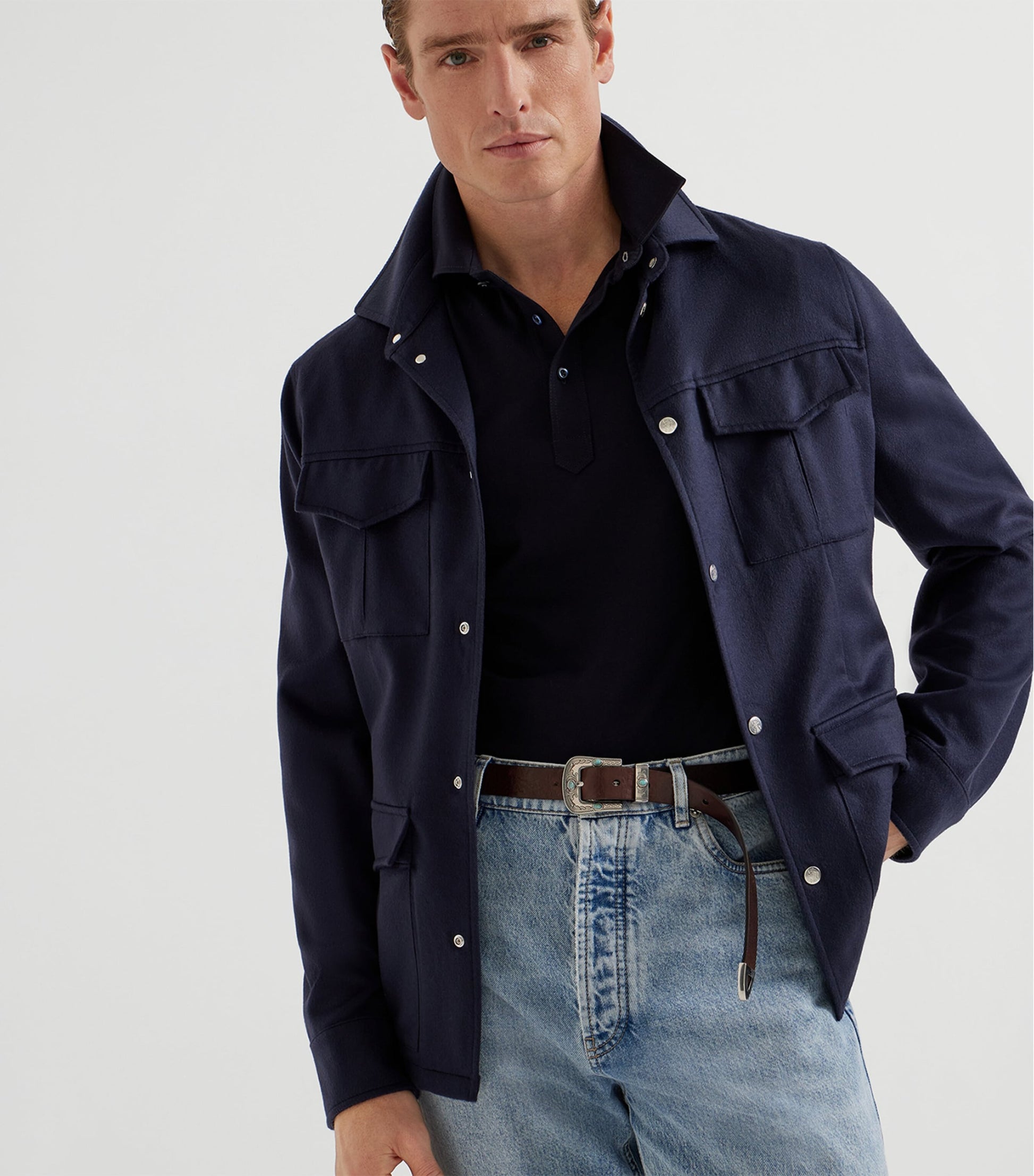 Brunello Cucinelli Cotton Polo Shirt