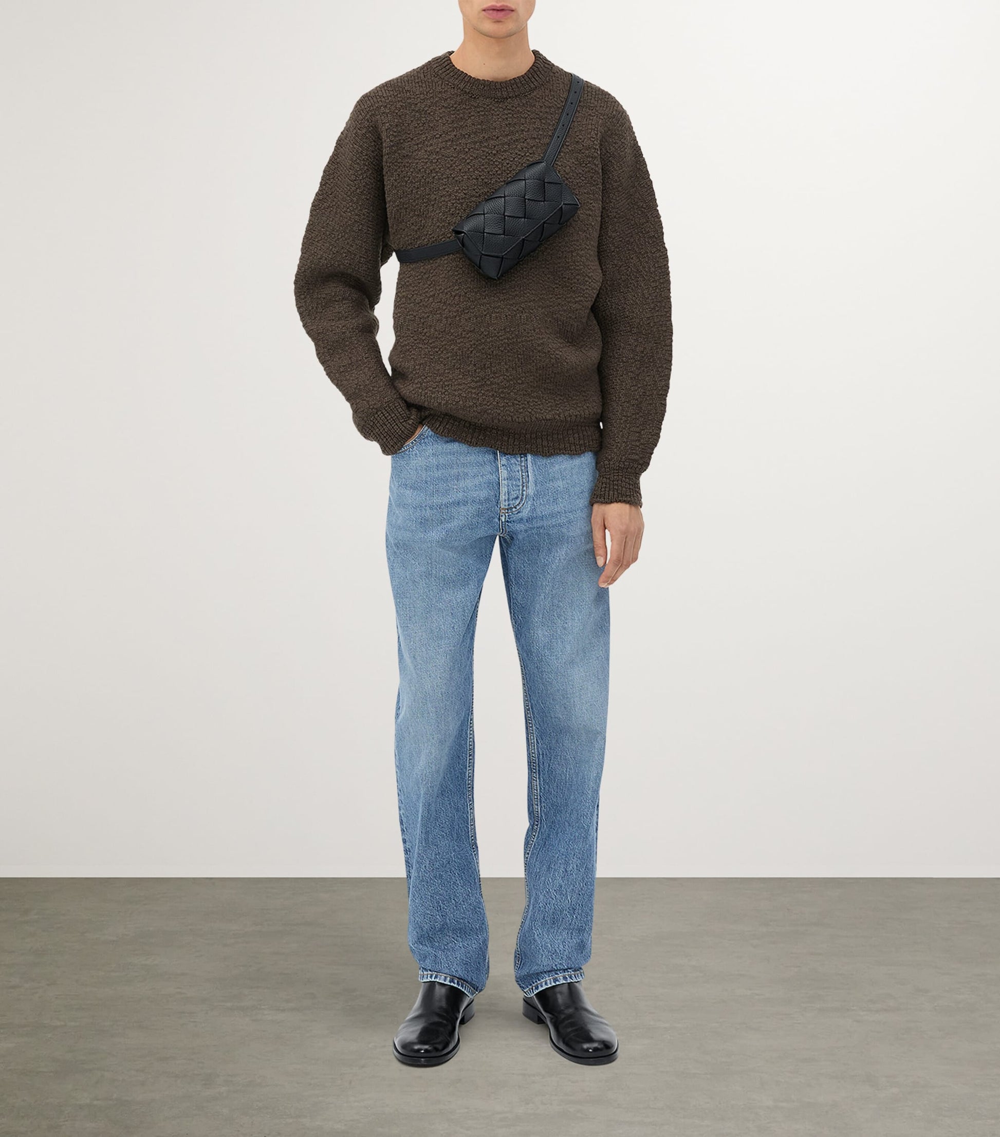 Bottega Veneta Leather Diago Belt Bag