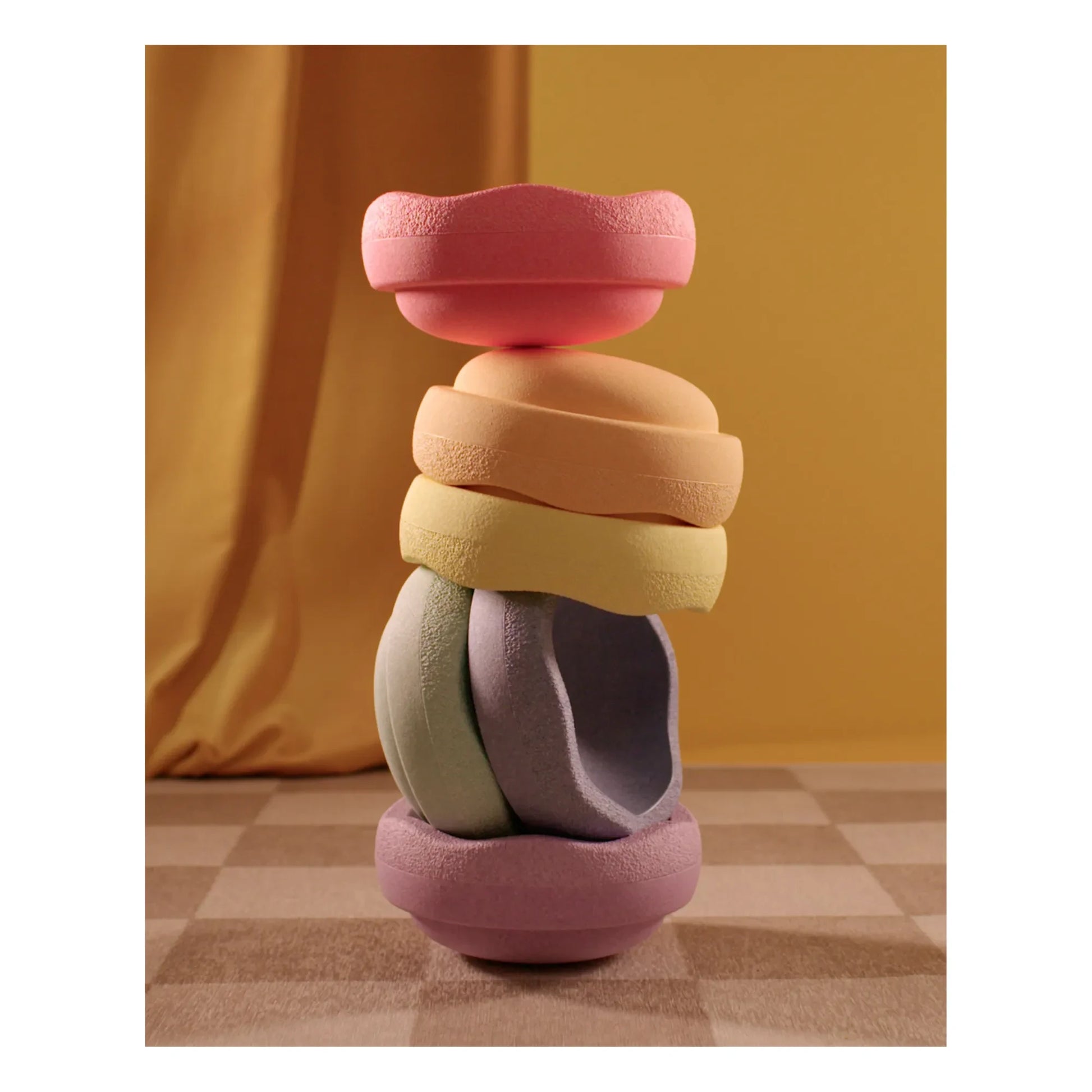 Stapelstein - Original rainbow | Pastel
