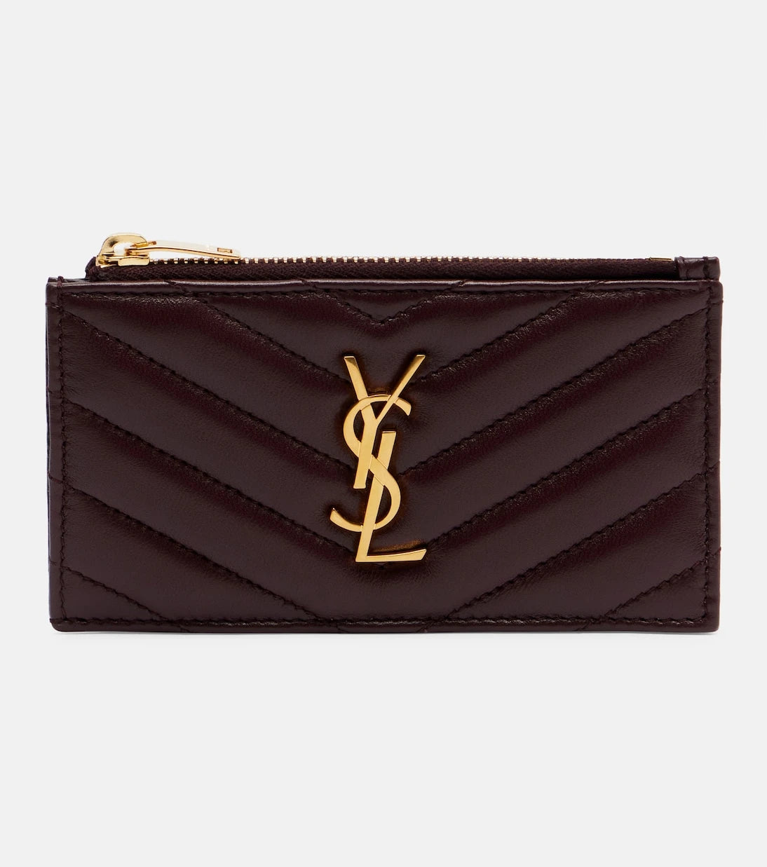 Saint Laurent - Cassandre leather card holder