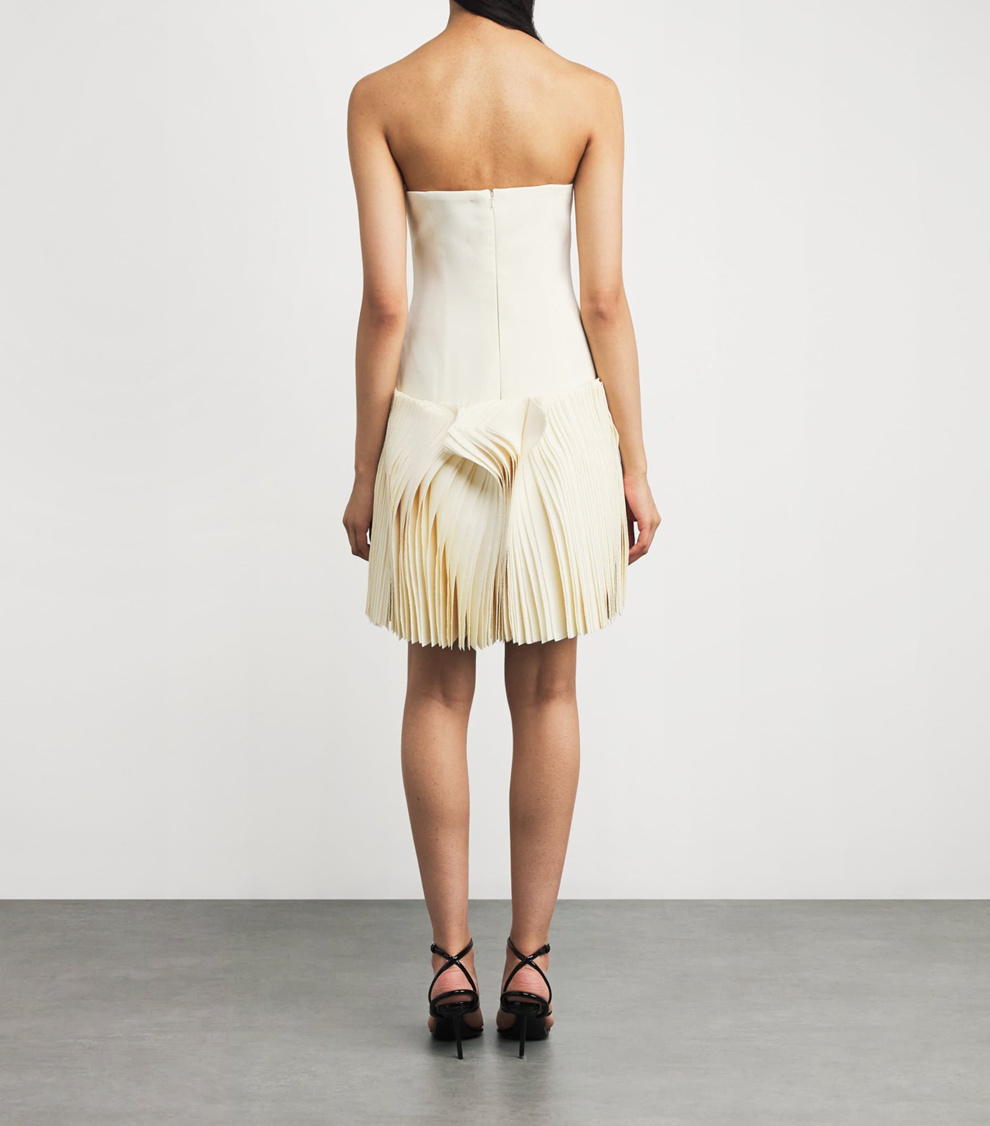 Yasmin Mansour Ivory Corset Mini Dress