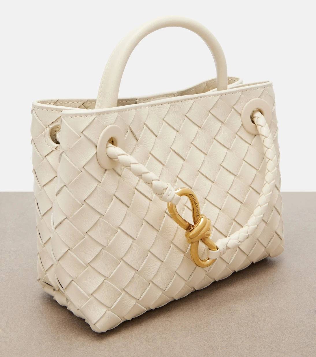 Bottega Veneta - Andiamo Mini leather top-handle bag