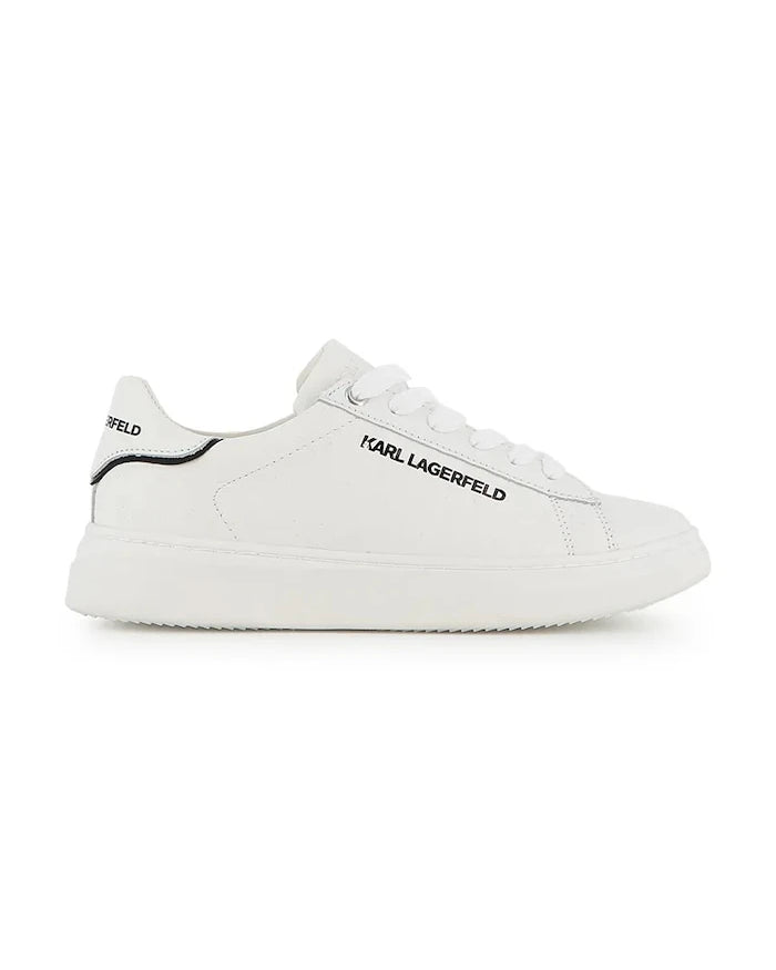 Karl Lagerfeld çocuklar için deri sneakerlar