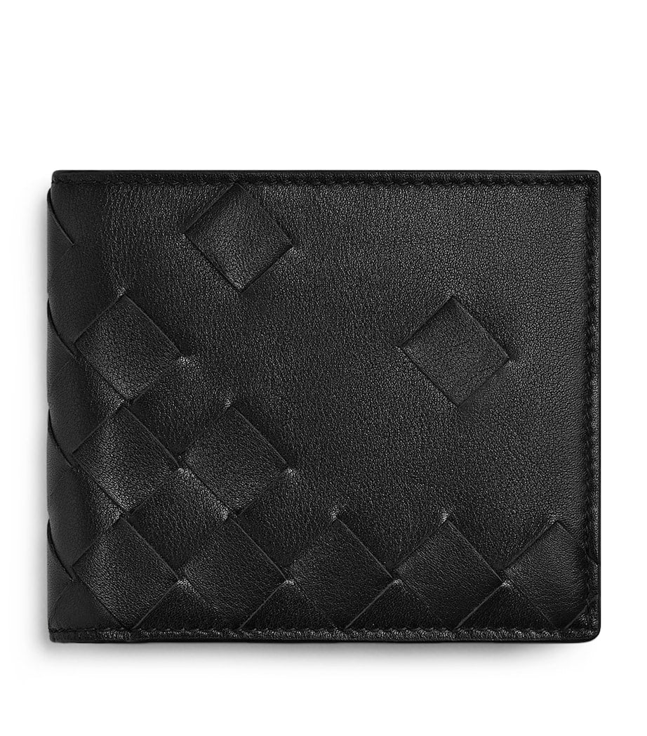 Leather Intrecciato Bifold Wallet
