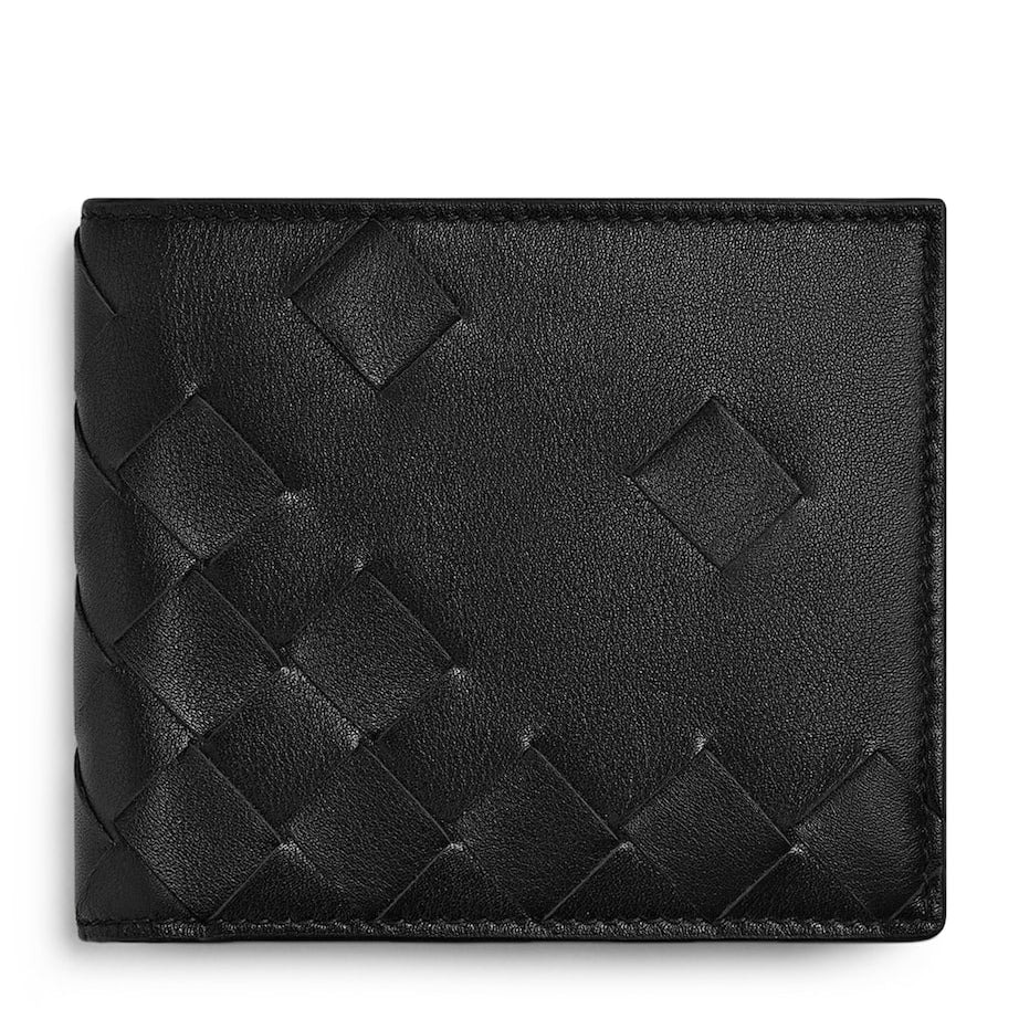 Leather Intrecciato Bifold Wallet