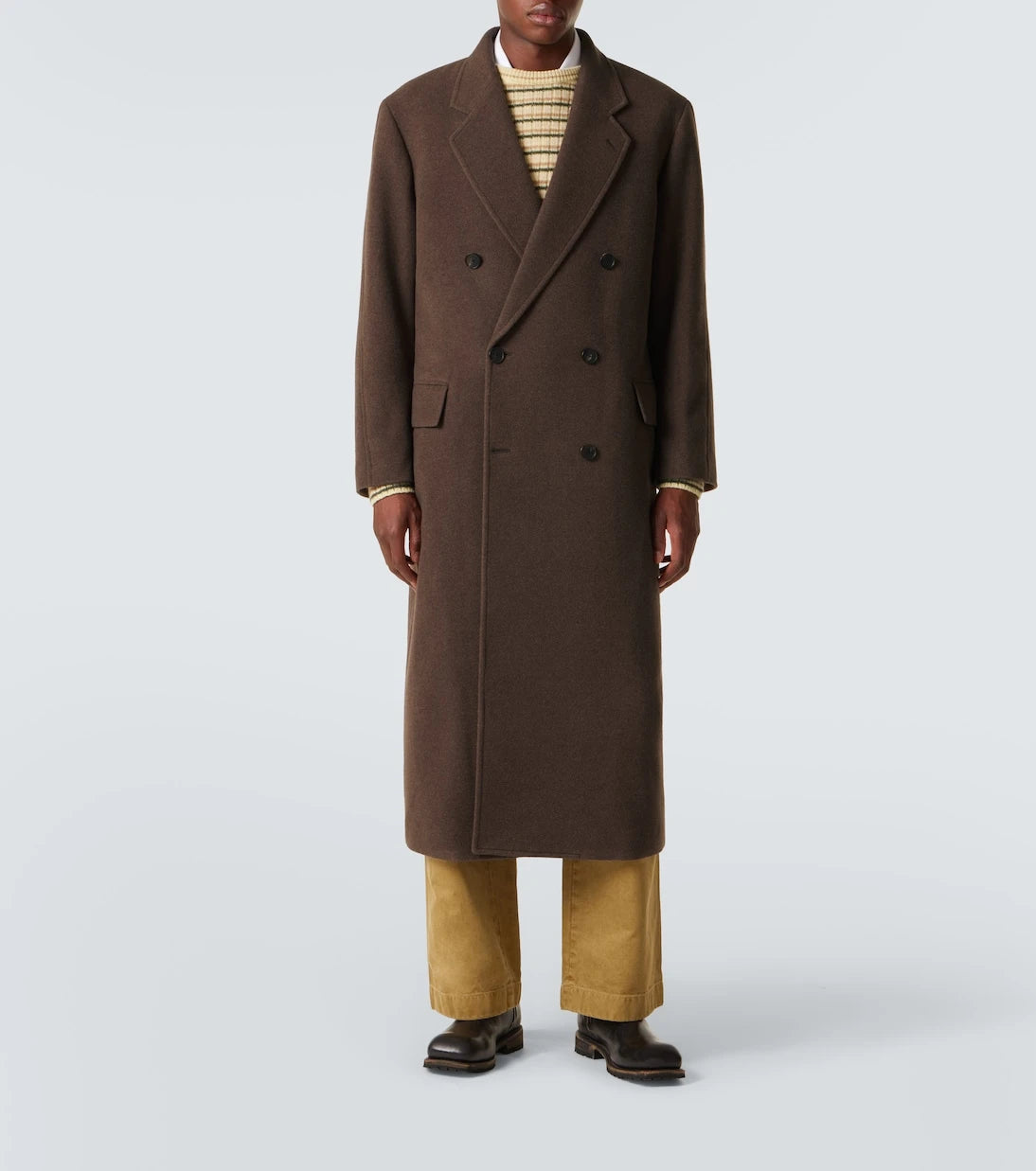 Auralee - Double-breasted wool coat