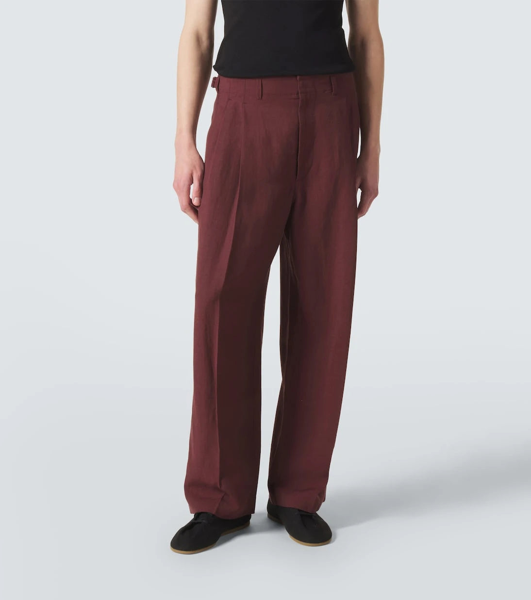 Lemaire - Pleated gabardine wide-leg pants
