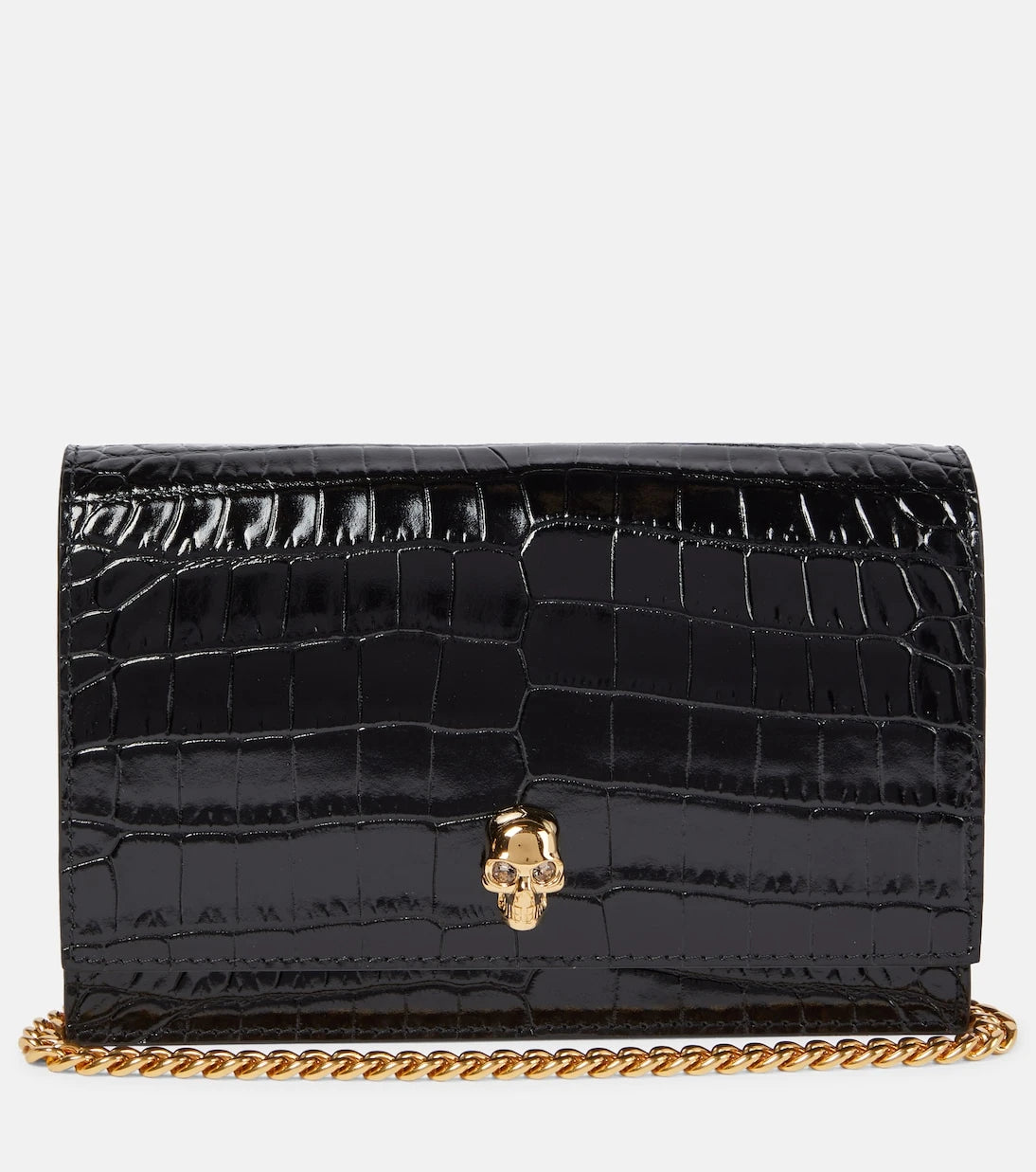 McQueen - Skull Small leather crossbody bag
