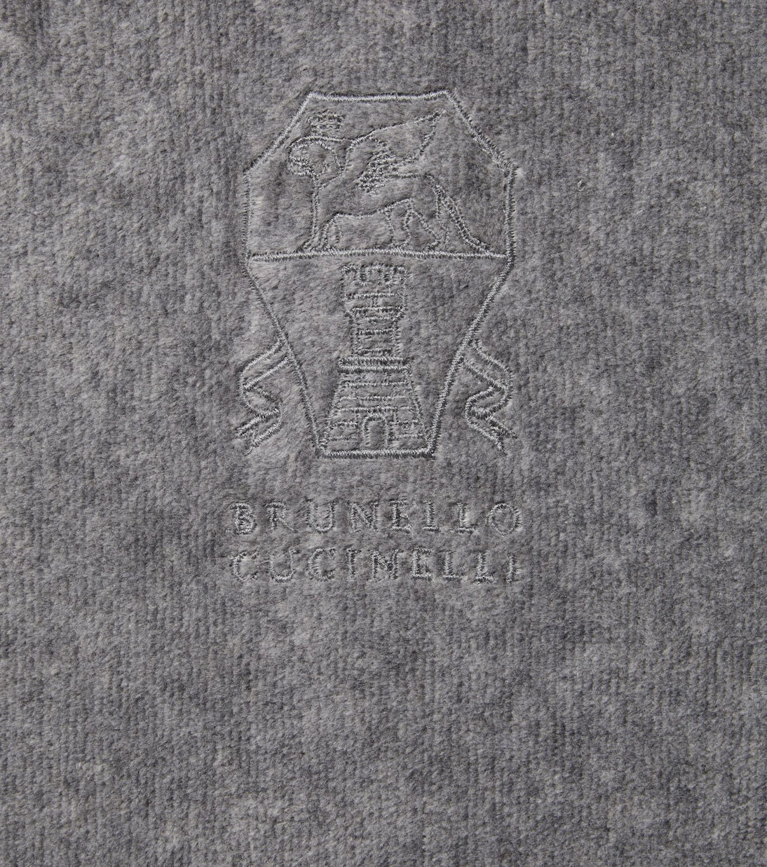 Brunello Cucinelli - Logo linen-trimmed cotton terry bathrobe