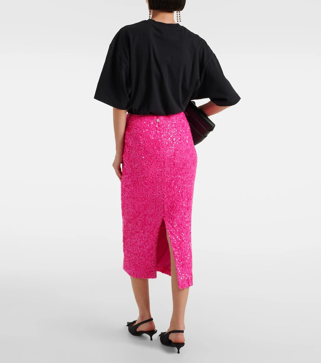 Rotate - Sequined midi skirt