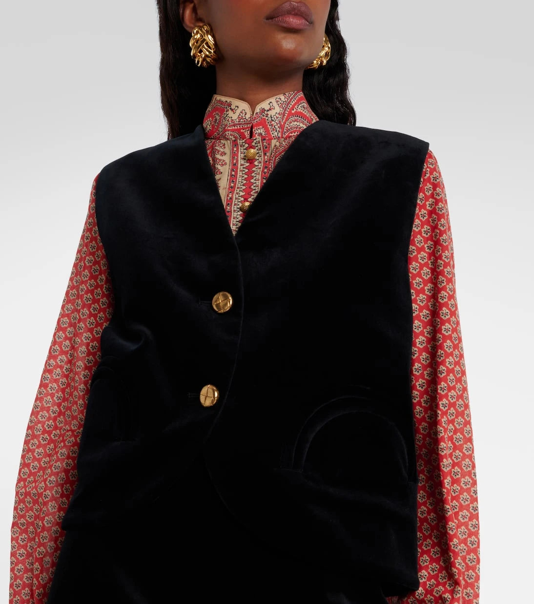 Blazé Milano - Gliss cotton velvet vest