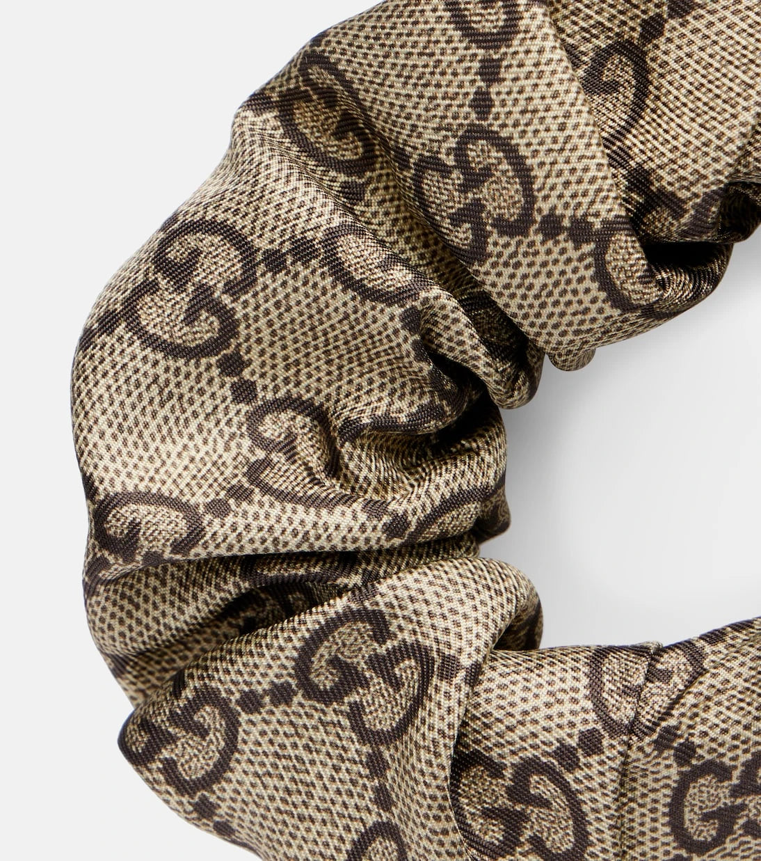 Gucci - GG jacquard silk scrunchie