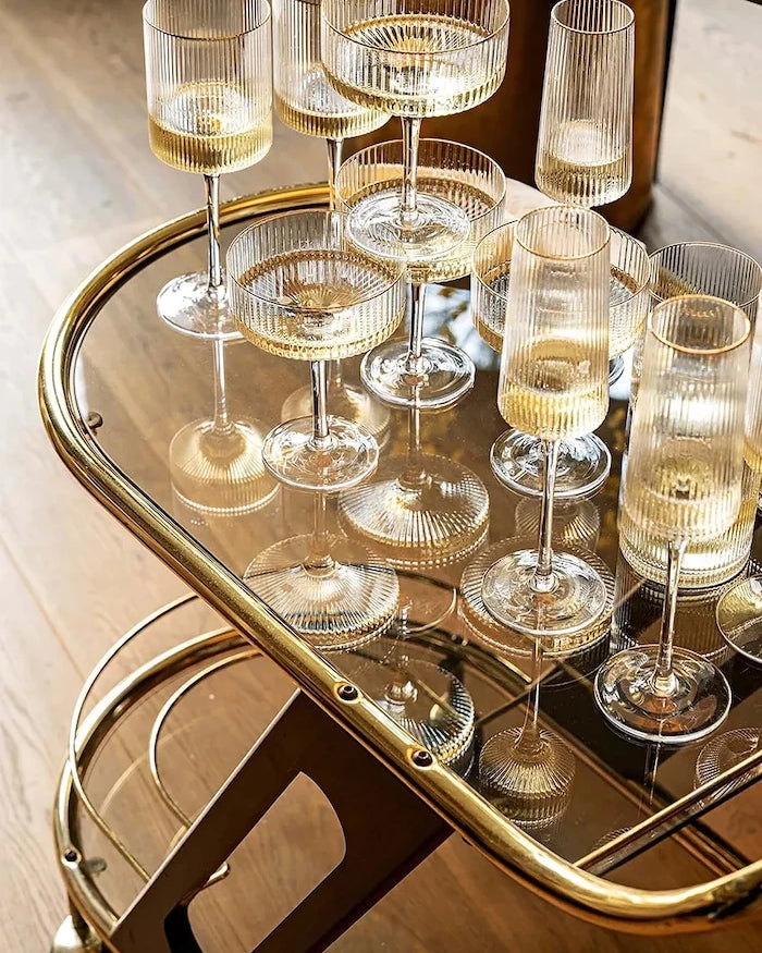 Чаша за вино vtwonen Gold Rim 400 ml
